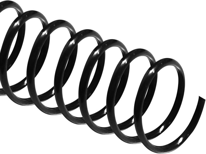 TOTiyea 50 Pack Plastic Binding Coils, 215 Sheet Capacity, 25mm (1") Binding Spirals, 4:1 Pitch, Black - Image 1