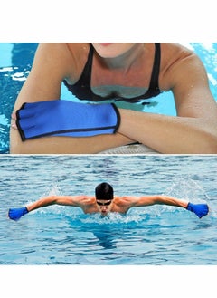 Excefore 2 Pairs Aquatic Gloves for Helping Upper Body Resistance, Webbed Swim Gloves Well Stitching, No Fading, Sizes for Men Women Adult Children Aquatic Fitness Water Resistance Training  - Image 5