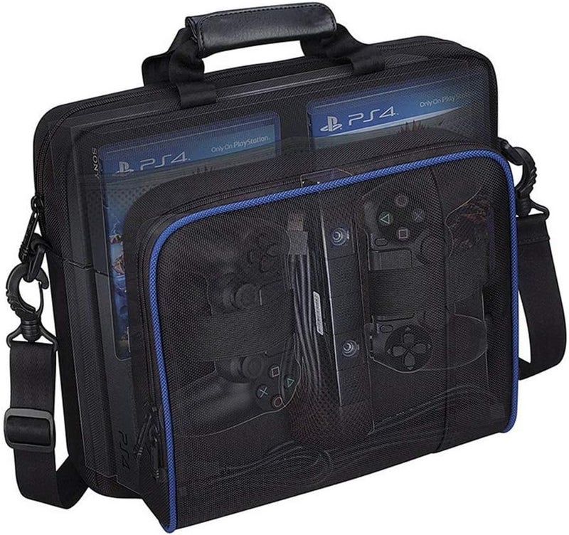 DS-Space Carrying Case for PS4, New Travel Storage Carry Case, PlayStation Protective Shoulder Bag Handbag for PS4 PS4 Slim System Console and Accessories - Image 2