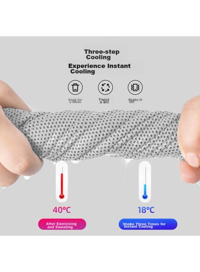 NAILEKESI N Nailekesi N Fitness Sports Sweat Towel For Men, Sweat-absorbing Wristband, Breathable Quick-drying Running Ice Silk Badminton Cooling Wrist Guard - Image 2