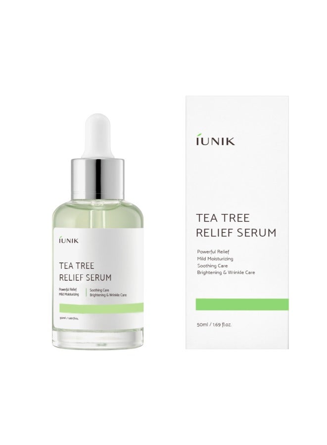 iUNIK Tea Tree Relief Serum 50ml - Image 2