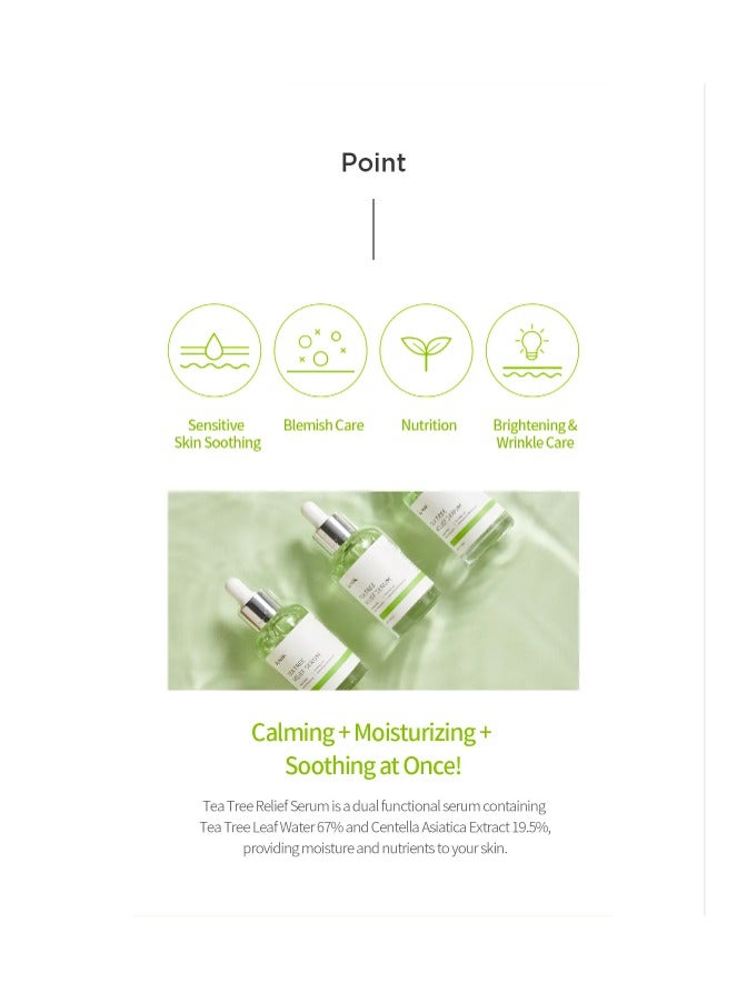 iUNIK Tea Tree Relief Serum 50ml - Image 4