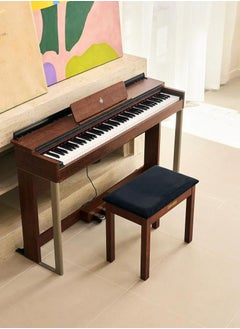 Donner Donner DDP-200 88 Key Weighted Digital Piano With Bench - Brown  - Image 2