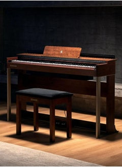Donner Donner DDP-200 88 Key Weighted Digital Piano With Bench - Brown  - Image 5