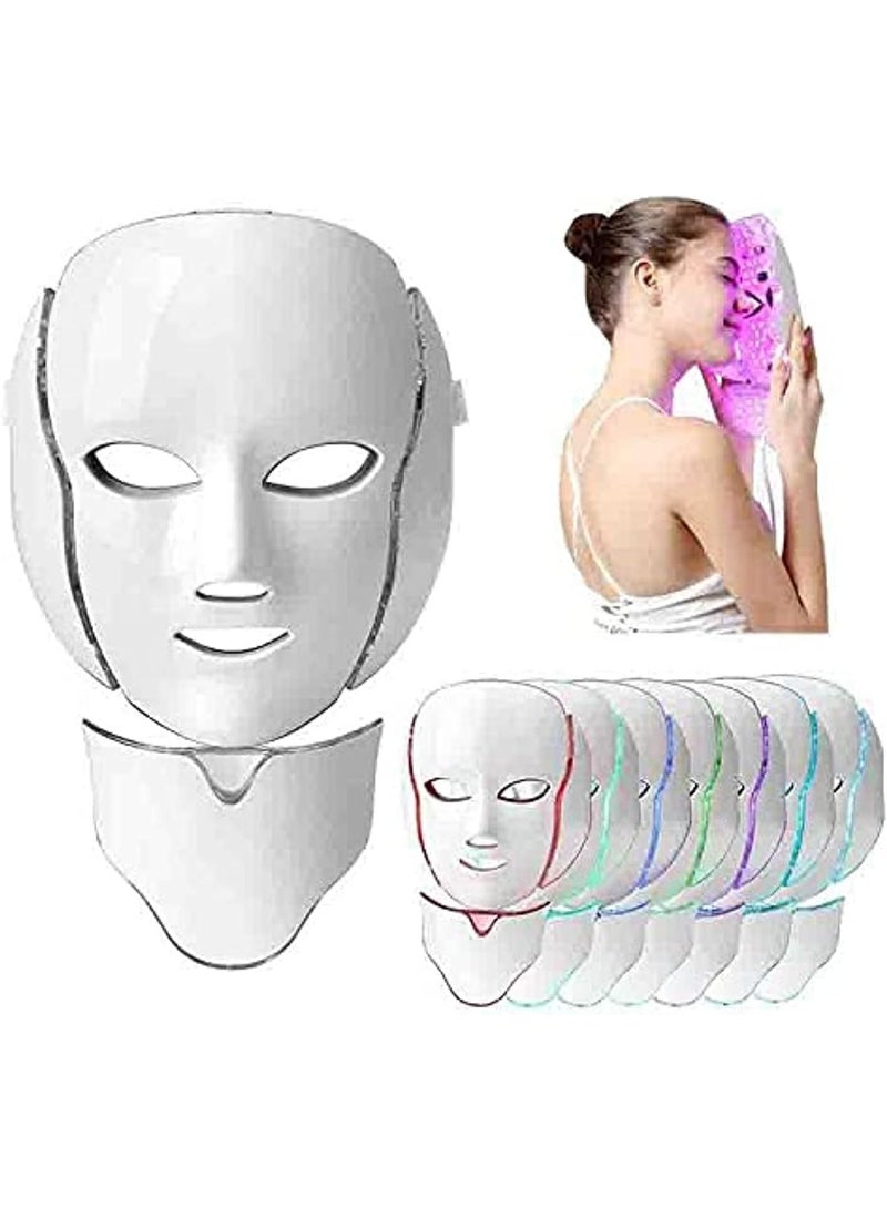 LED Beauty Mask Anti-Wrinkle and Acne Treatment Photon Light for Face and Neck - Image 1