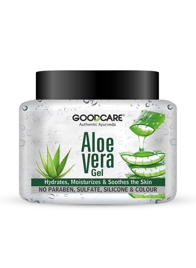 GOOD CARE GOODCARE Pure Aloe Vera Gel For Hair & Skin |Enriched With Vitamin E & C| Multipurpose Gel for Face, Skin & Hair| Hydrating & Soothing| Nourishment in 300gm - Image 1