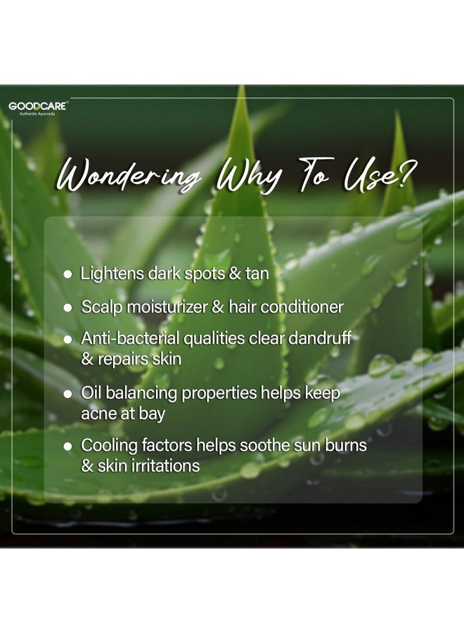 GOOD CARE GOODCARE Pure Aloe Vera Gel For Hair & Skin |Enriched With Vitamin E & C| Multipurpose Gel for Face, Skin & Hair| Hydrating & Soothing| Nourishment in 300gm - Image 5