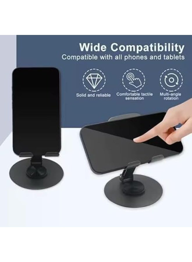 Zm-0113H Foldable Phone Holder for Office and Kitchen, Adjustable Tablet Stand Suitable for All Phones - Image 3