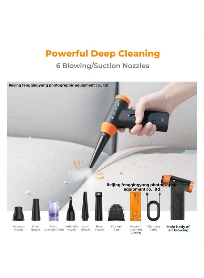 K & F Concept Drow Electric Cleaning Air Blowing Suit KF. 1618 Four-in-one Cleaning Suit-Color:Kf08.048 Advanced Long Mouth Short Mouth Air Blowing Set  - Image 4