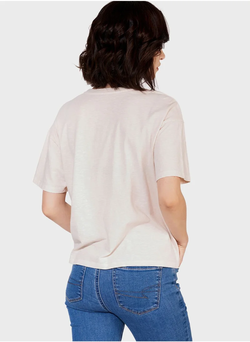 American Eagle Crew Neck Logo T-Shirt