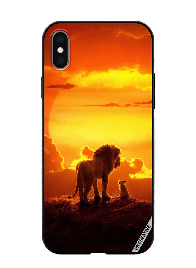 VR CREATIVE Protective Case Cover For Apple iPhone X/XS The Lion King Design Multicolour - Image 1