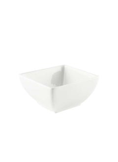 Ivory Porcelain Square Soup Bowl 10 cm