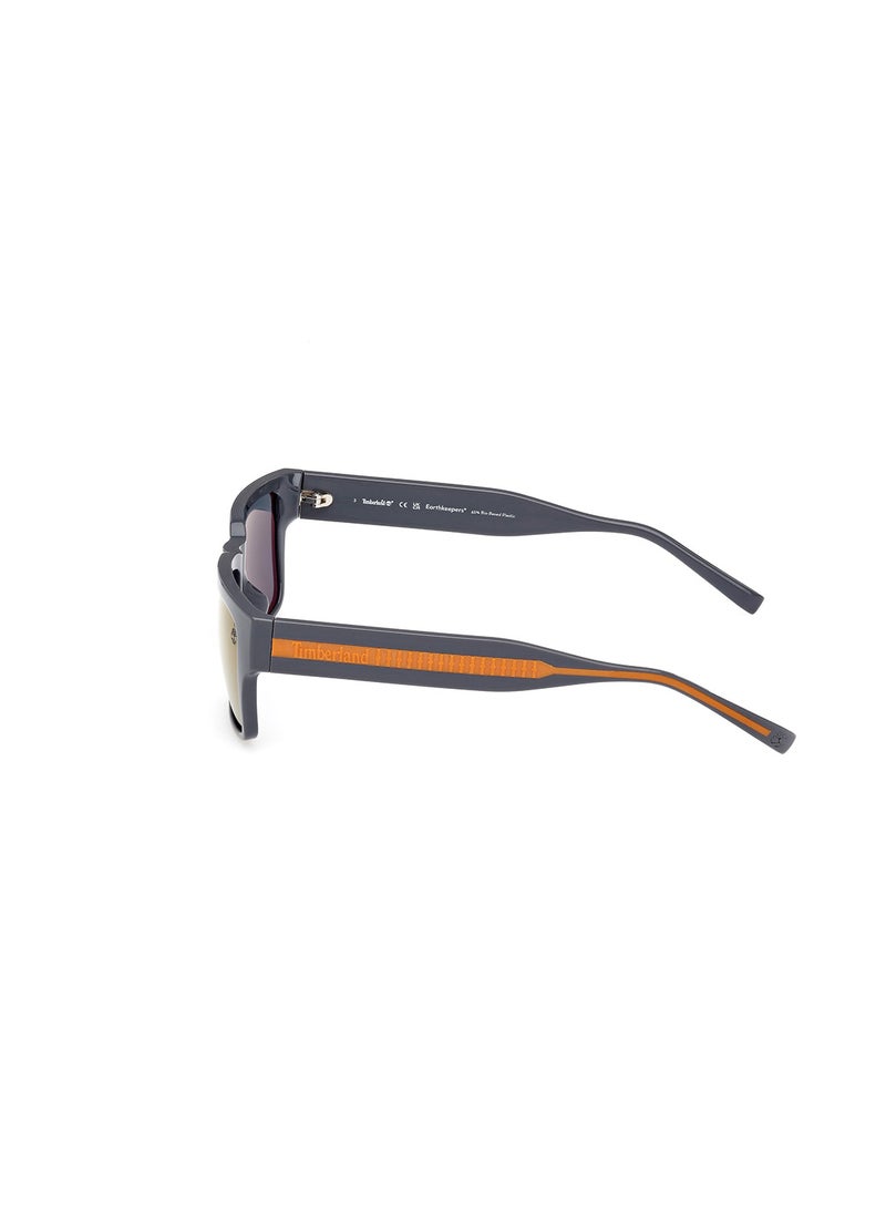 Timberland نظارة شمسية مربعة مستقطبة للرجال - TB9336-H20R56 - مقاس العدسة: 56 مم  - Image 2