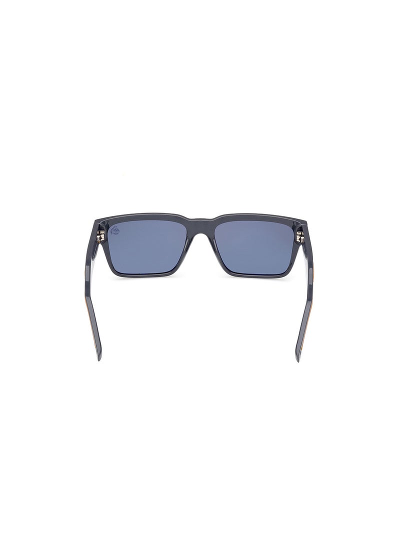 Timberland نظارة شمسية مربعة مستقطبة للرجال - TB9336-H20R56 - مقاس العدسة: 56 مم  - Image 4
