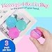 FauKait 3pcs 145 Textured Stress Balls Silky Soft Memory Gel Squeeze Balls Fidget Balls for Anxiety Stress Relief Warm Series Squishy Fidget Toy for Kids and Adults Pack of 3 - Image 4