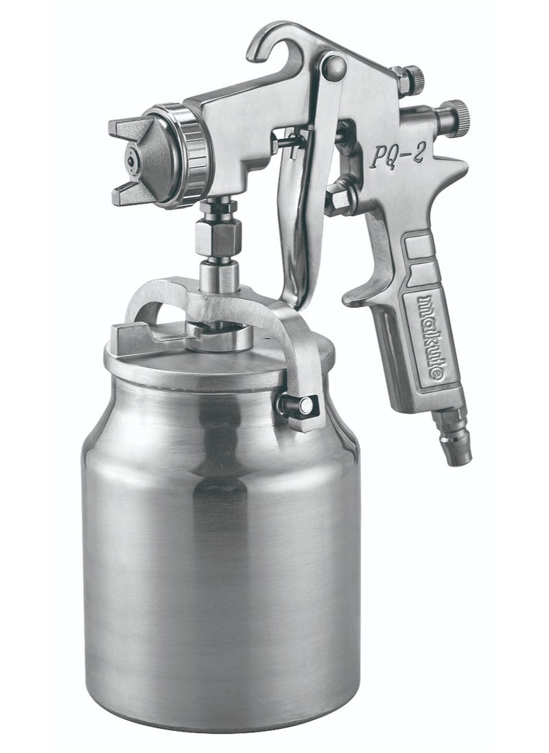 makute Pneumatic Paint Spray Gun, Professional Suction Type 2.0mm Nozzle, 1000CC Capacity, Rustproof & Corrosion-Resistant, Ideal for Automotive, Home, Wood, and Machinery Coatings- PQ-2  - Image 1