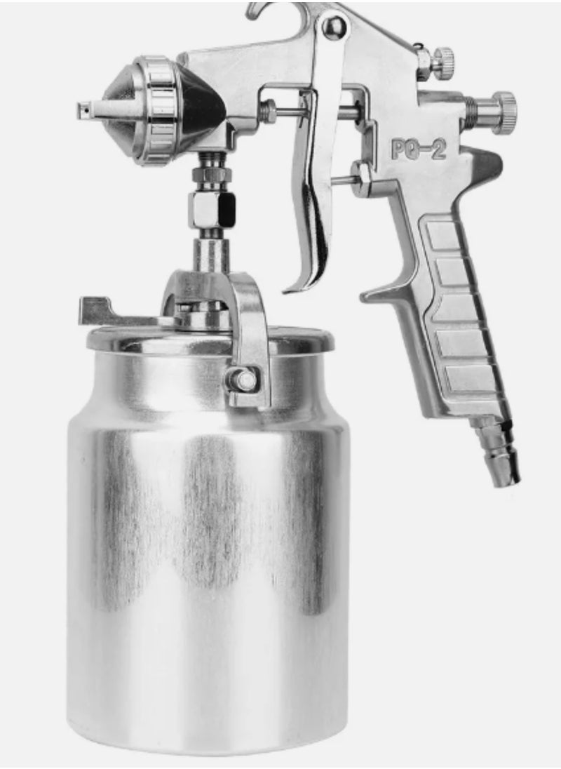 makute Pneumatic Paint Spray Gun, Professional Suction Type 2.0mm Nozzle, 1000CC Capacity, Rustproof & Corrosion-Resistant, Ideal for Automotive, Home, Wood, and Machinery Coatings- PQ-2  - Image 3
