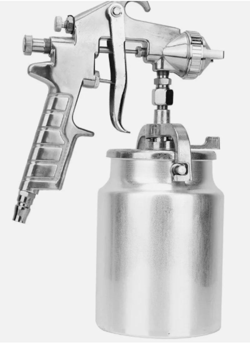 makute Pneumatic Paint Spray Gun, Professional Suction Type 2.0mm Nozzle, 1000CC Capacity, Rustproof & Corrosion-Resistant, Ideal for Automotive, Home, Wood, and Machinery Coatings- PQ-2  - Image 2