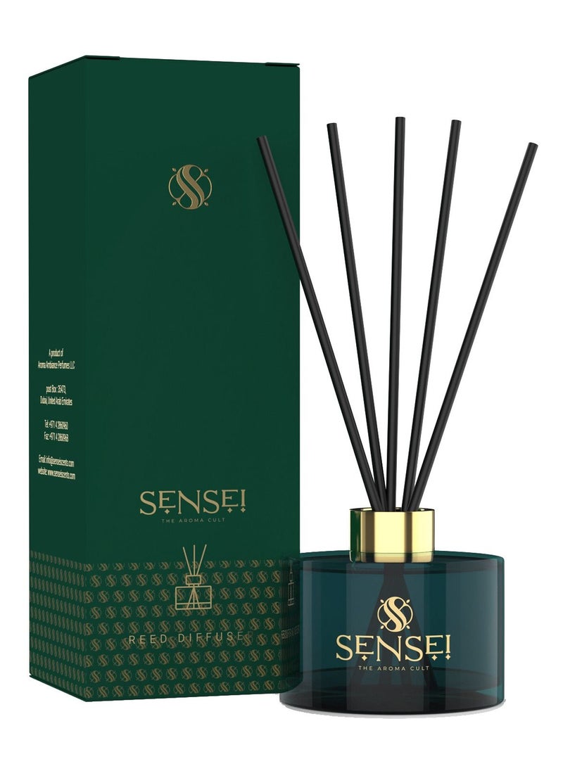SENSEI - Atlantiqua Reed Diffusers for Home Fragrance, Reed Diffuser for Bathroom, Oil Diffuser Sticks, Reed Diffuser with Sticks, Reed Diffuser Oil Scented Sticks - Image 1