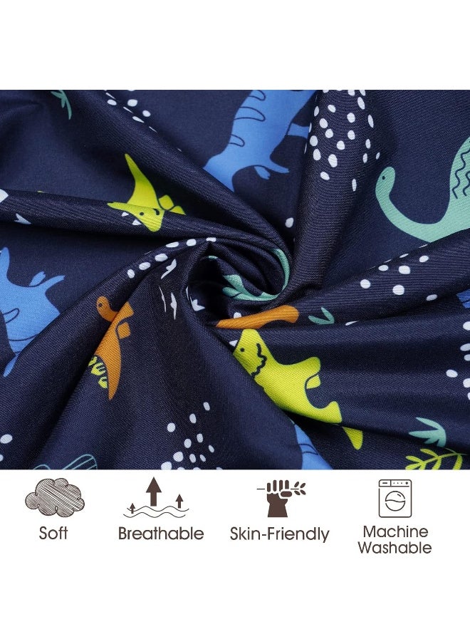 PHF PHF 3 Pack Soft Mini Crib Sheets, Dinosaur Pack N Play Sheets for Baby Boys Girls, No Slip Universal Fit for Pack N Play, Playard, Portable and Mini Crib Mattresses  - Image 4