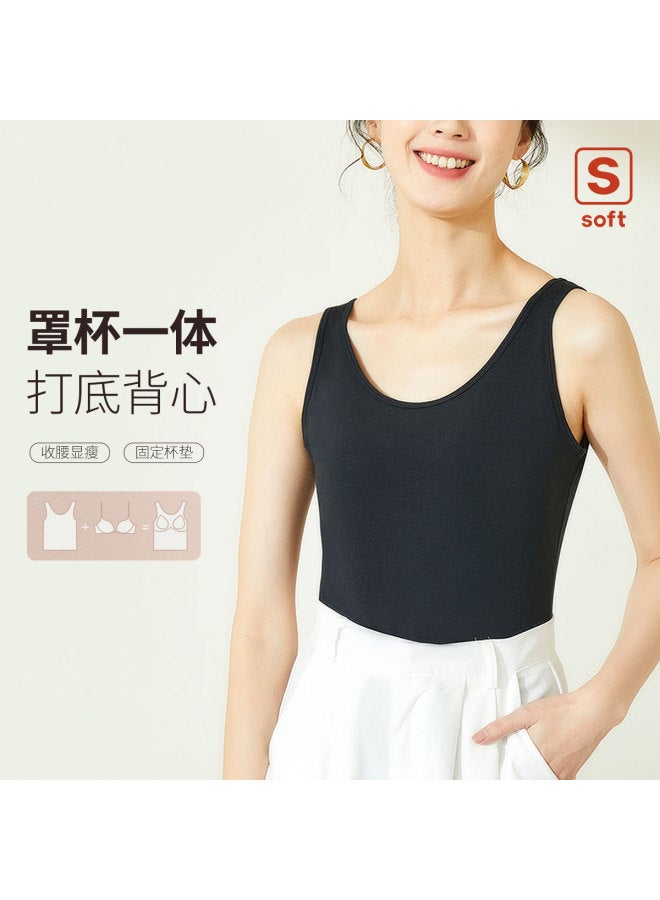 MIIOW Modal Cotton Back-Baring Undershirt With Removable Pads, Wearable As Outerwear, Women'S Camisole For Layering - Image 2