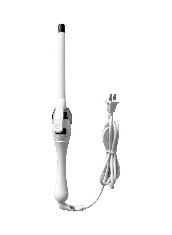 NIBEMINENT Electric Mini Hair Curler With LCD Screen White - Image 1