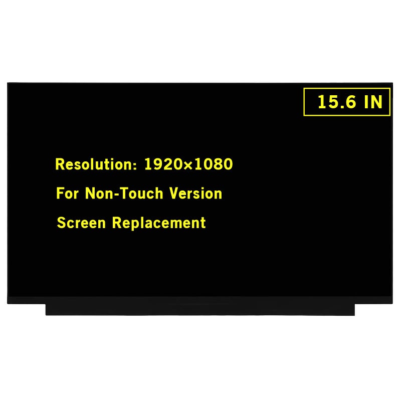 GBOLE 156 New Screen Replacement for NV156FHMN4J V30 NV156FHMN4G V33 NV156FHMN4K FHD 1920x1080 72 NTSC 144Hz 40Pin LED LCD Display Screen PanelNot for 60Hz