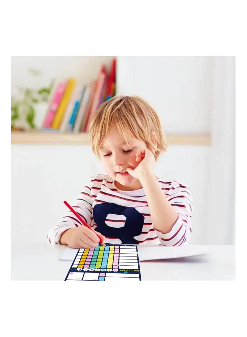 SYOSI Magnetic Chore Chart, Dry Erase Chore Chart for Fridge - Magnetic Dry Erase Board Reward Chart for Toddlers, Kids, Teenagers, Adults, Behavior Chart (20 * 30 cm)  - Image 3