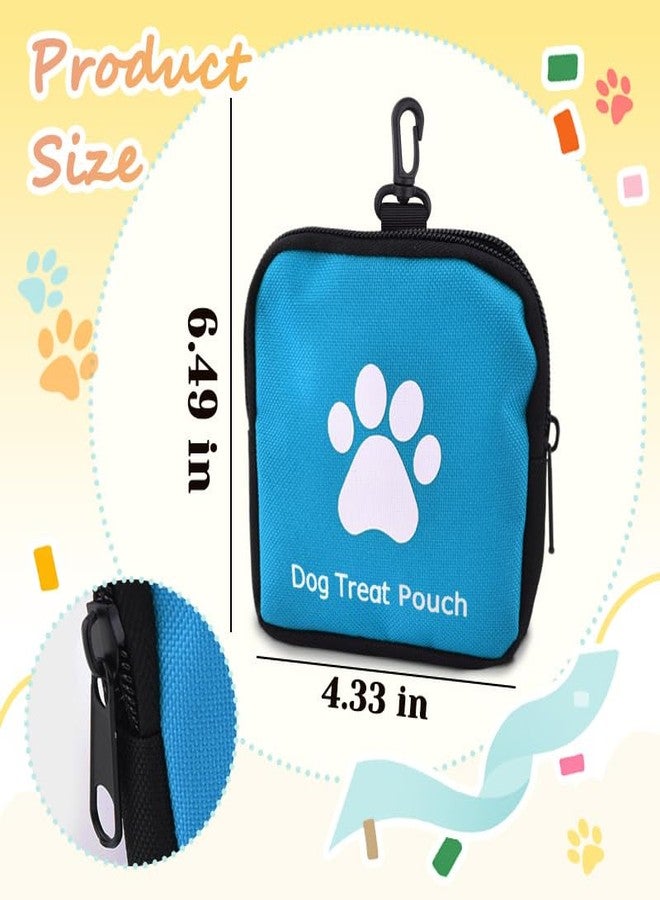 Xiyantiji Dog Training Treat Pouch for Leash Small Pocket-Sized Snack Pouches with Zipper Portable Training Bag for Women Men Pet Owners Dog Cat Poop Bags Holders Dog Walking Bag Training Accessories - Image 2