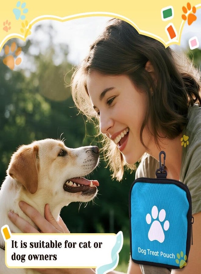 Xiyantiji Dog Training Treat Pouch for Leash Small Pocket-Sized Snack Pouches with Zipper Portable Training Bag for Women Men Pet Owners Dog Cat Poop Bags Holders Dog Walking Bag Training Accessories - Image 5