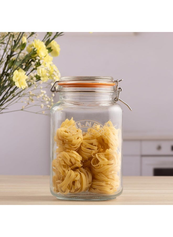 Kilner Kilner 3 Litre Square Clip Top Jar  - Image 2