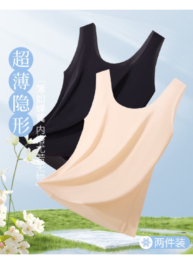 MIIOW Women'S Underwear Seamless Camisole, Anti-Peek Sleeveless Vest For Layering - Image 1