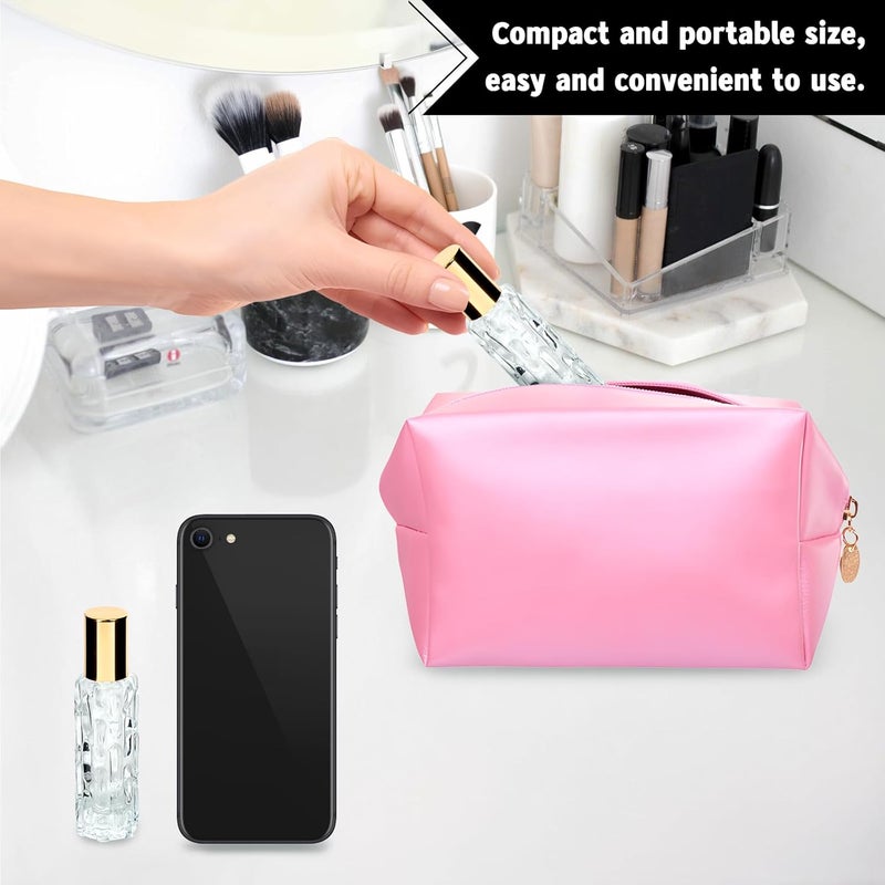 HMIEPRS 12PCS Essential Oil Roller Bottle Refillable Empty Glass Bottle with Stainless Steel Rollerball, Refillable Glass Set Includes Opener and Dropper - Image 4