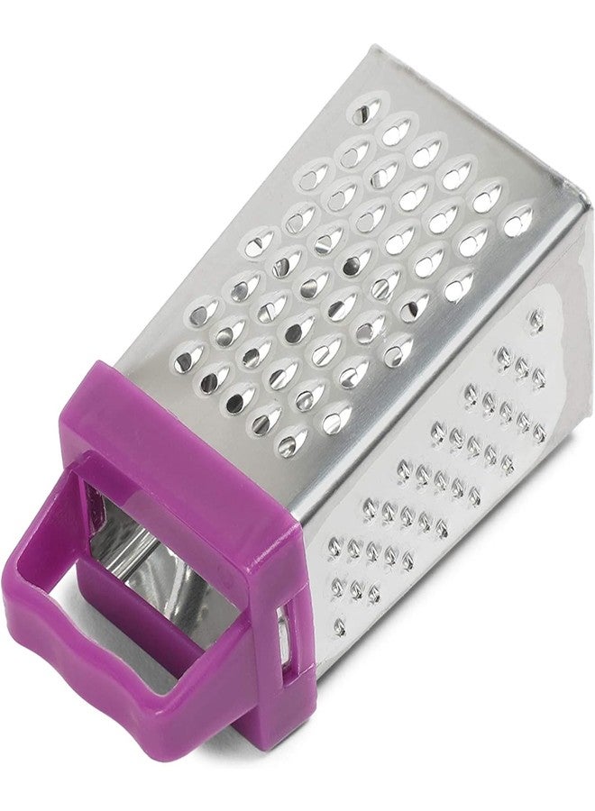 Juvale Mini Stainless Steel Cheese Grater Set - 4-Sided Zester Grater - Durable Stainless Steel Set - Compact Kitchen Utensils - Pack of 6, 1.5"x 2.9"x 1.15" - Image 3