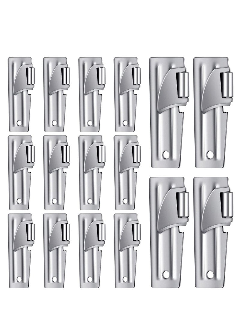 16 Packs Camping Can Opener Stainless Steel Military Can Opener Survival Can Opener Army Can Opener Backpack Can Opener - Image 1