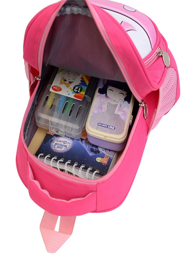 Water-proof kindergarten school bag for preschool 3-6 boys and girls, cartoon fashion, lightweight and burden-reducing children's bag Cute pets nine - Image 5