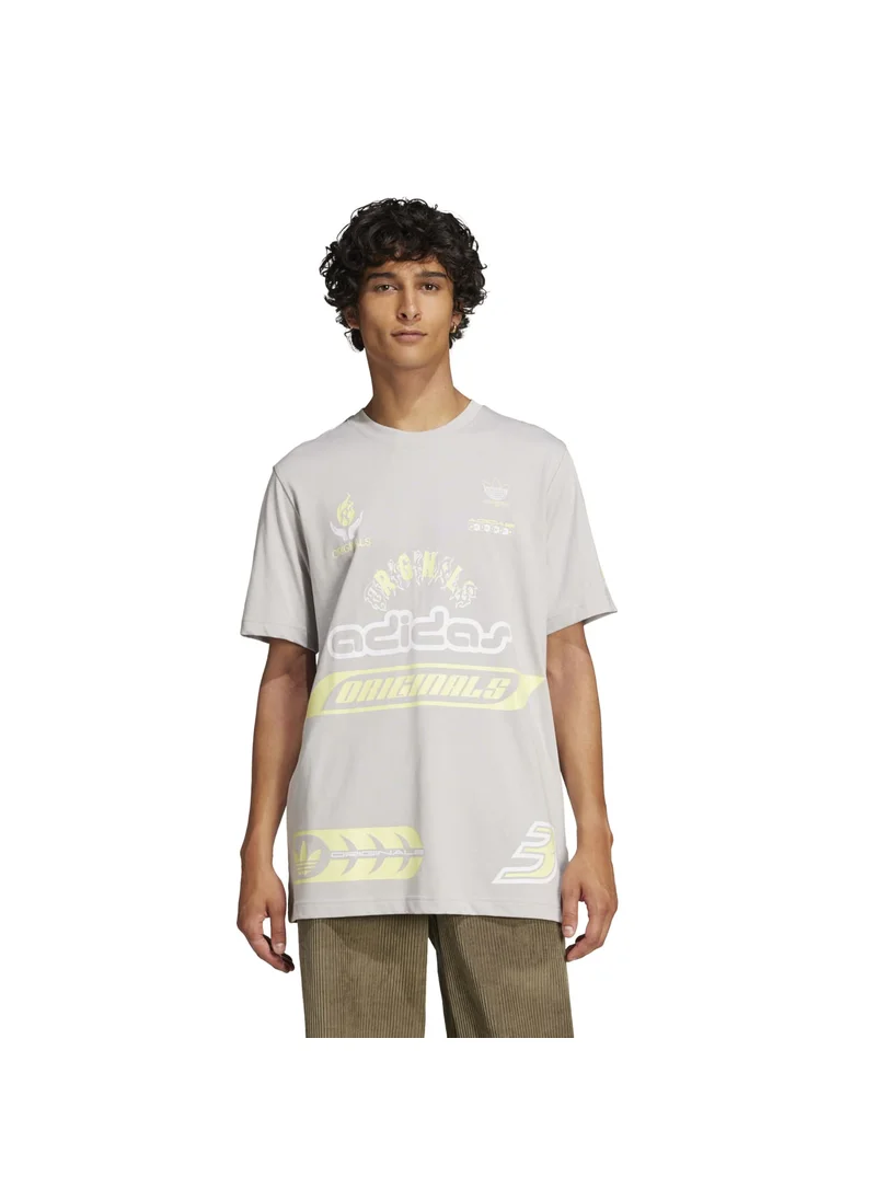 اديداس adidas Q12 TS SPONSOR Grey Originals Men T-SHIRTS