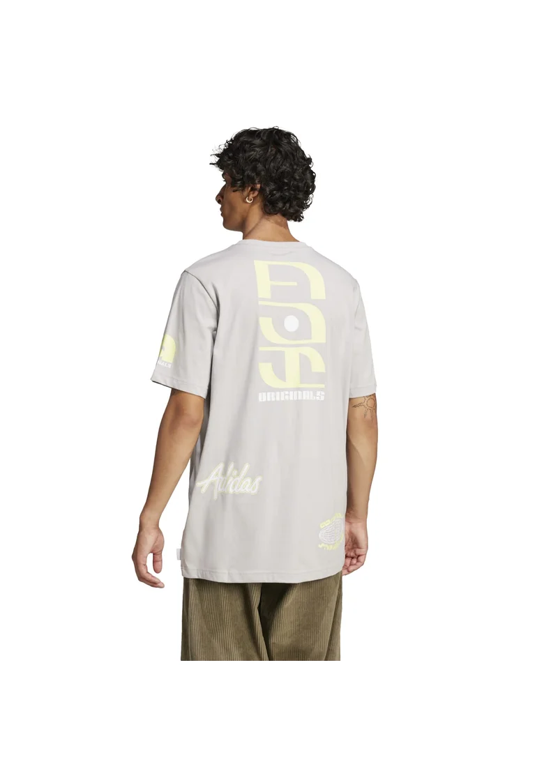 اديداس adidas Q12 TS SPONSOR Grey Originals Men T-SHIRTS