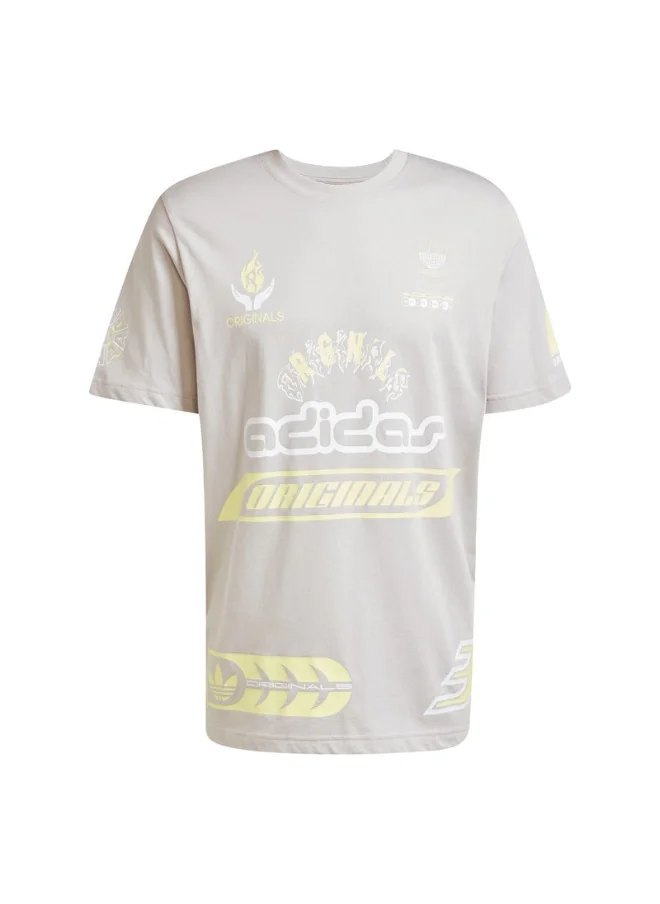 اديداس adidas Q12 TS SPONSOR Grey Originals Men T-SHIRTS