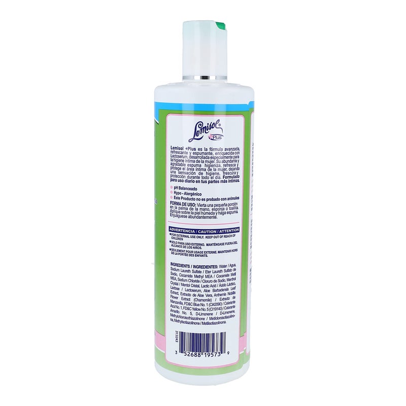 Lemisol Feminine Wash, Gentle Daily Cleanser with Lactoserum, Helps you Keep pH Balanced, Hypoallergenic, Keeps Women Clean, Fresh and Confident, Original Formula, 16 Fl Oz, [Pack of 2] - Image 2