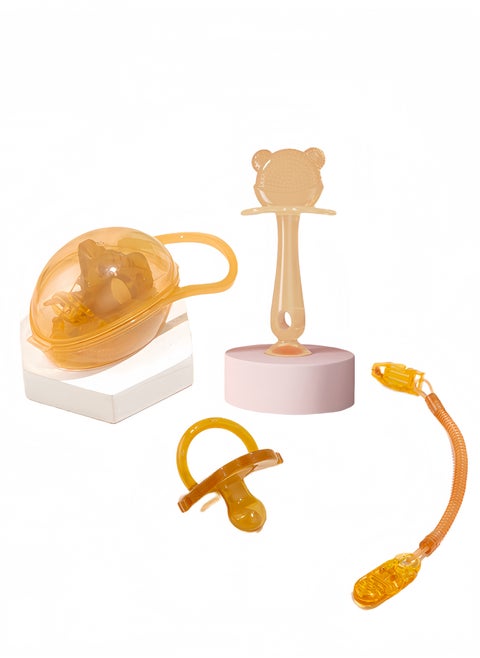 Newborn pacifier teether set of 2