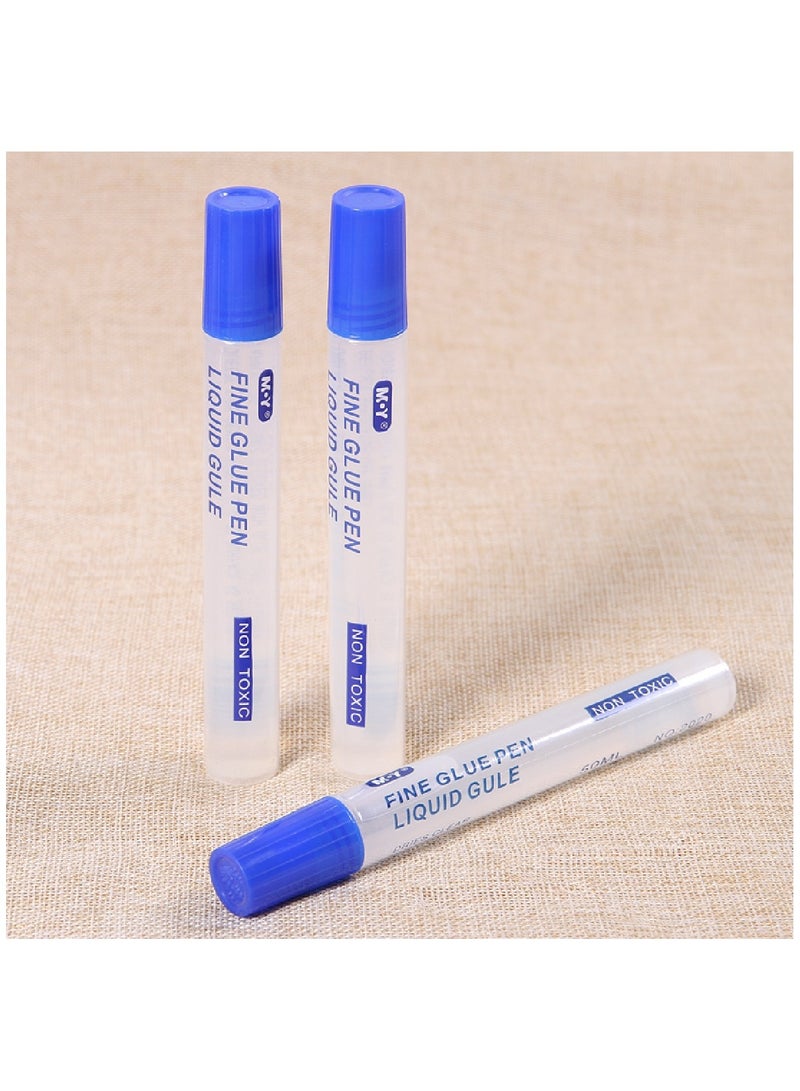 Moy Fine Glue Set 3PCS 50ml Glue Pen 60ml White Glue & Glue Stick  Non-Toxic Multi-Purpose Adhesive - Image 5