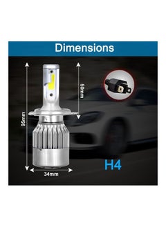 نيبمينينت مصباح أمامي LED للسيارة (H4) من قطعة واحدة  - Image 3