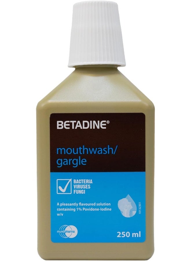 Betadine Mouth Gargle, 250 ml - Image 1