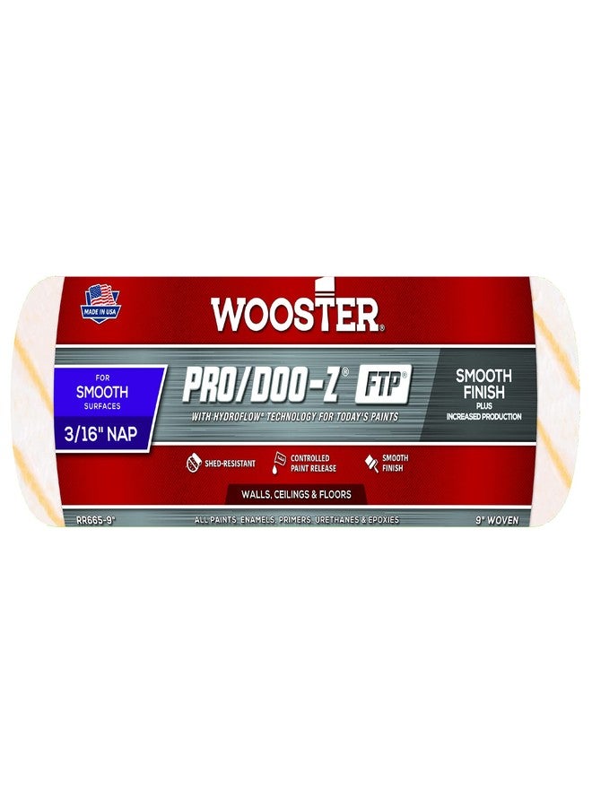 ووستر غطاء أسطوانة Wooster Brush RR665-9 بوصة Pro Doo Z FTP، بوبر 3/16 بوصة - Image 1