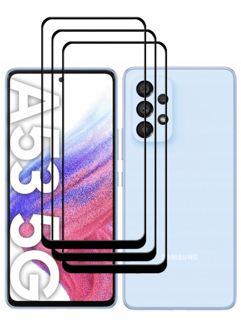 أكاليكس 3 قطع، حماية شاشة، لهاتف سامسونج جالاكسي A53 5G، جودة ممتازة. - Image 1