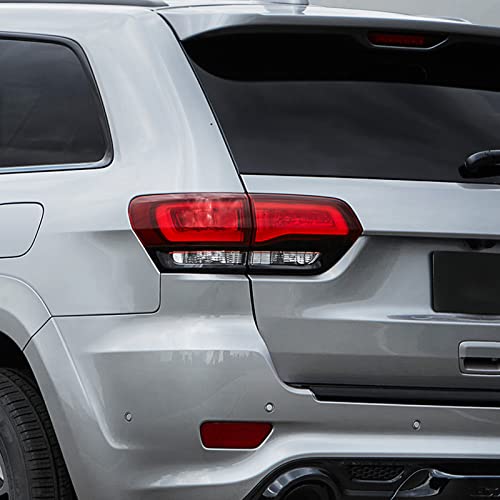 Jimen Compatible with Jeep Grand Cherokee 2014-2020, 4PCS Tail Light Cover Trim Exterior Accessories (Black) - Image 5