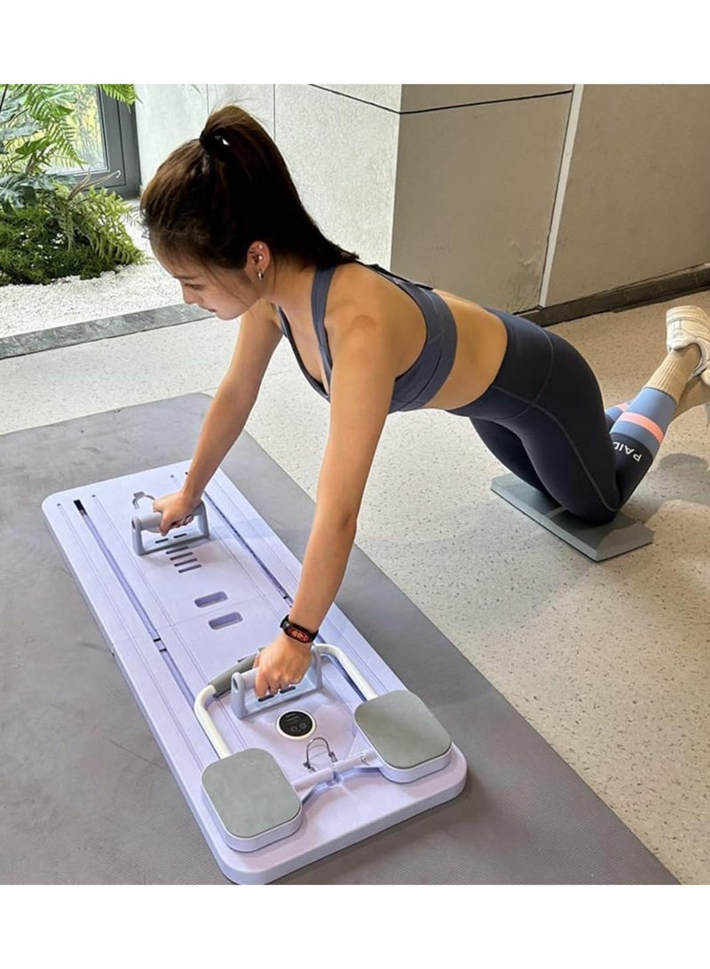 ORLENIC Push Up Board 15-in-1 Multi-Function Home Workout Equipment – Foldable Pushup Bar System with Resistance Bands, Portable Strength Training Fitness Stand for Chest, Arms, Shoulders & Core, Burn Fat & Build Muscle - Image 1