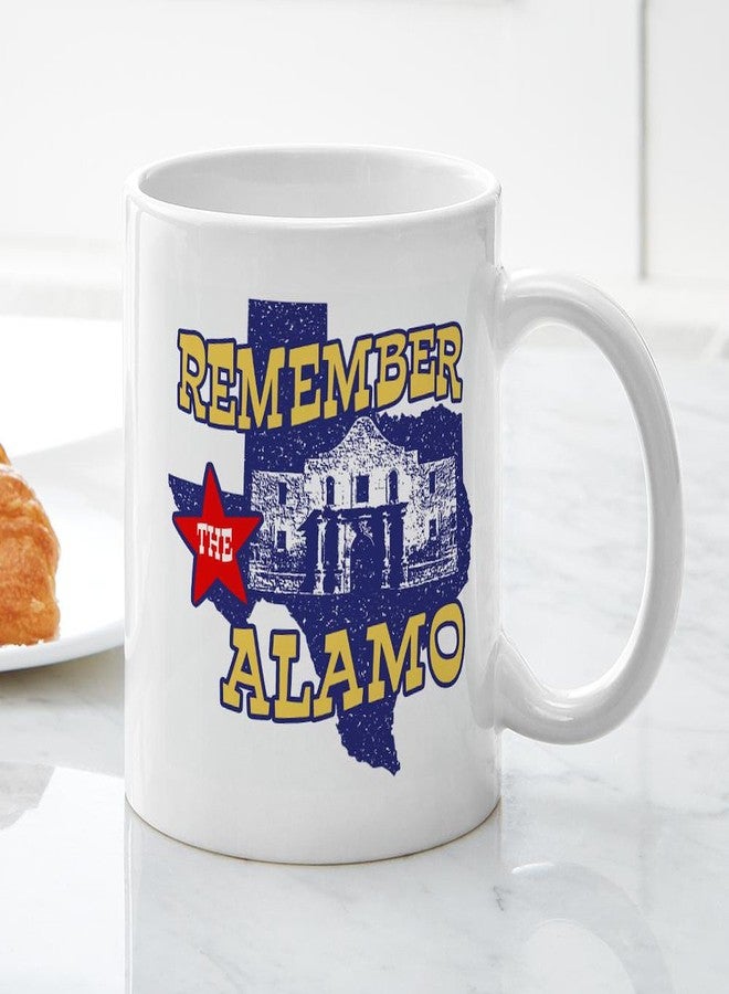 cafe press CafePress Texas Remember The Alamo Mug 11 oz (325 ml) Ceramic Coffee Mug - Image 4