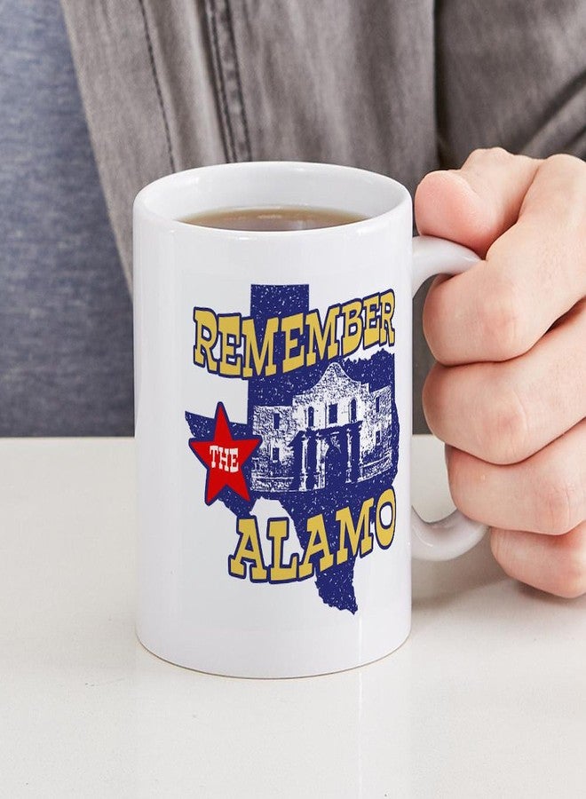 cafe press CafePress Texas Remember The Alamo Mug 11 oz (325 ml) Ceramic Coffee Mug - Image 5